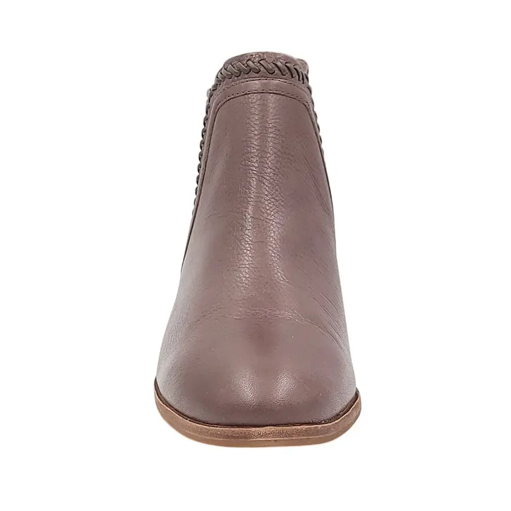 Vince Camuto Women Pippsy Block Heel Ankle Booties Size US 9.5M River Rock Brown